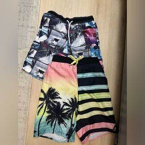 2 swim trunks